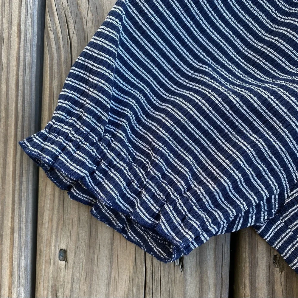 Madewell Texture & Thread Peasant Top in Stripe